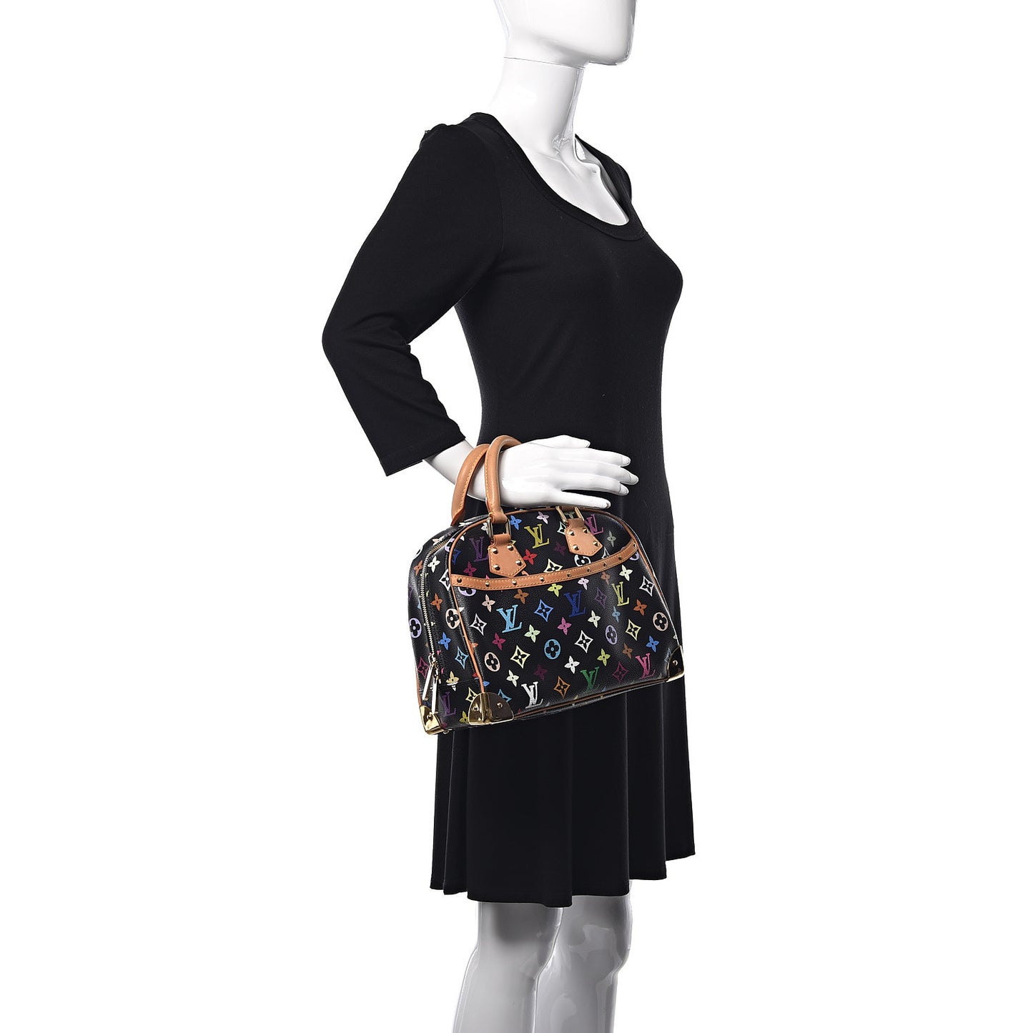 Monogram Multicolor Trouville Black