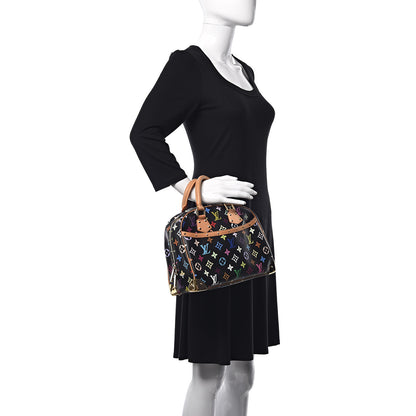 Louis Vuitton Monogram Multicolor Trouville Black 2 of 8