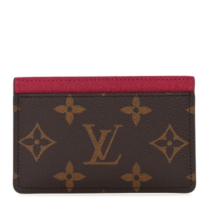 Louis Vuitton Monogram Card Holder Fuchsia 1 of 6