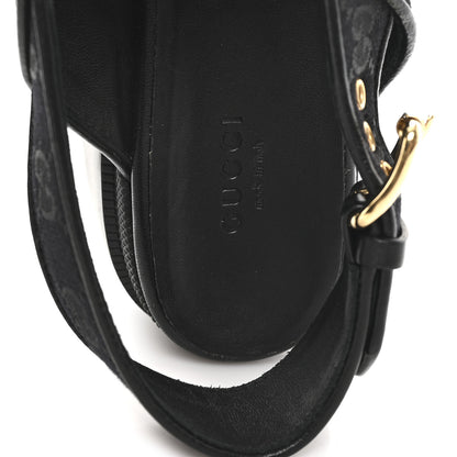 Gucci Monogram Granada Kid Trip 40/72mm Lug Sole Sandals 40 Black 8 of 9