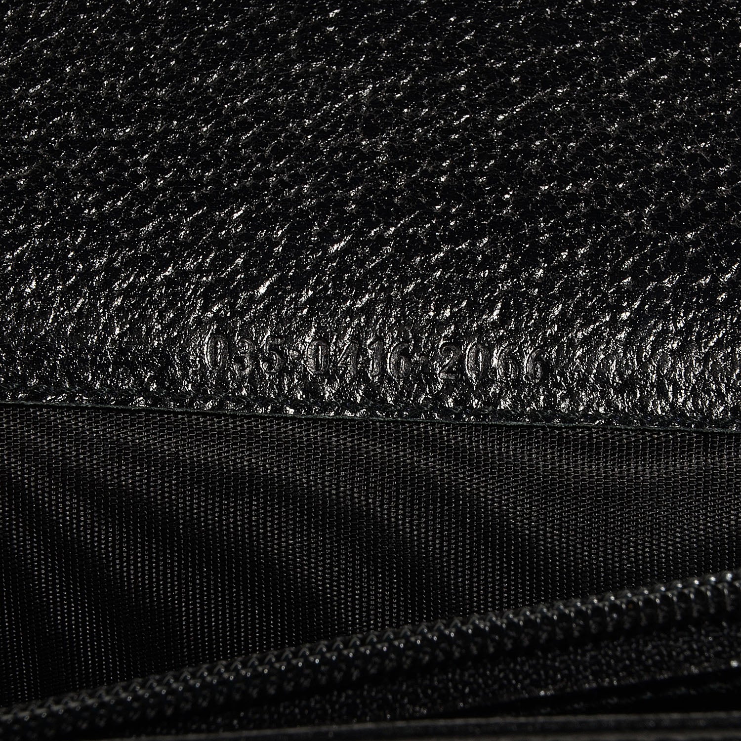 Gucci Leather Metal Bar Continental Wallet Black 7 of 7