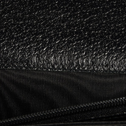 Gucci Leather Metal Bar Continental Wallet Black 7 of 7