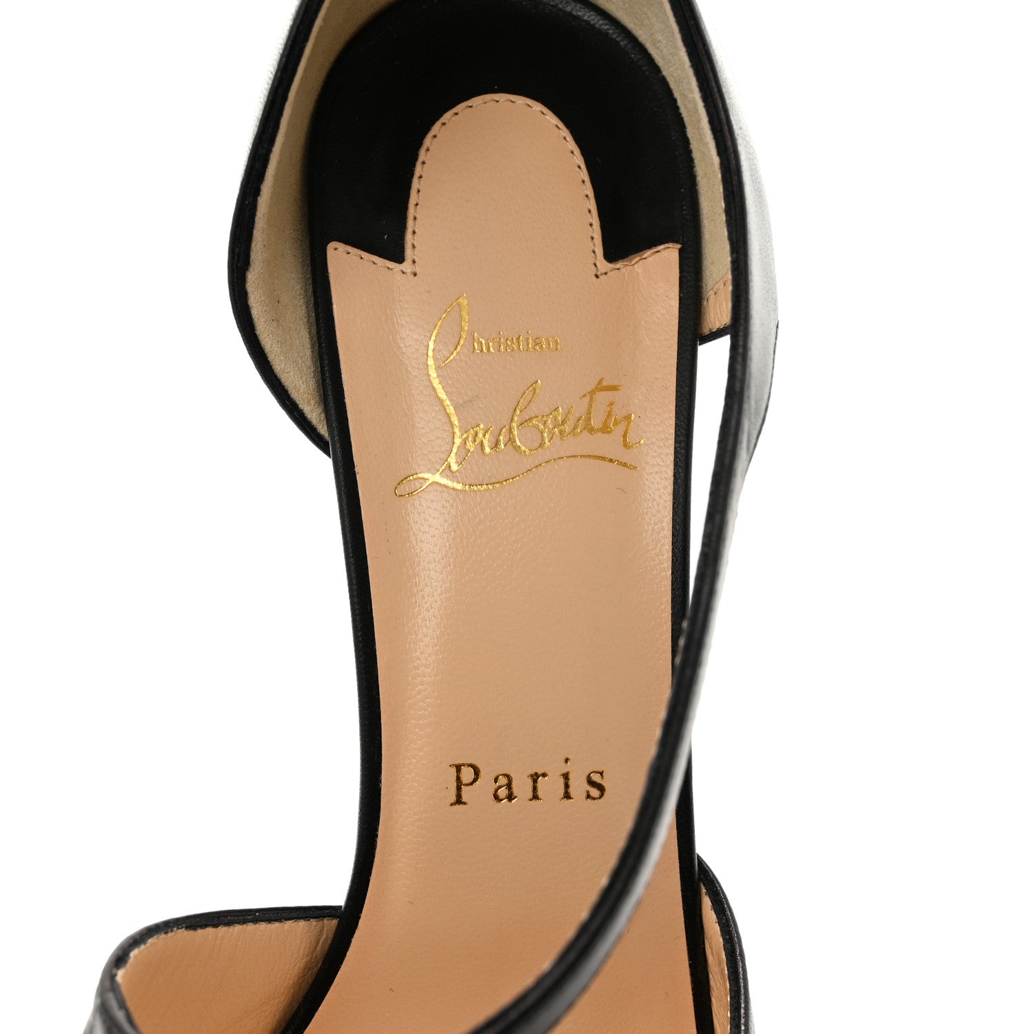 Christian Louboutin Calfskin Catchy Two 120 Pumps 39 Black 7 of 11