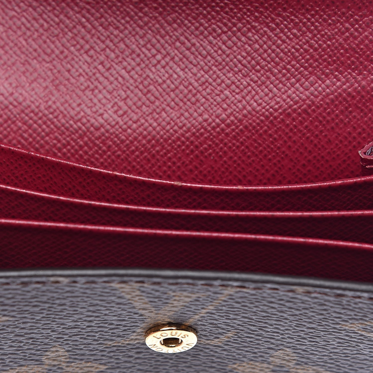 Louis Vuitton Monogram Sarah Multicartes Fuchsia 8 of 10