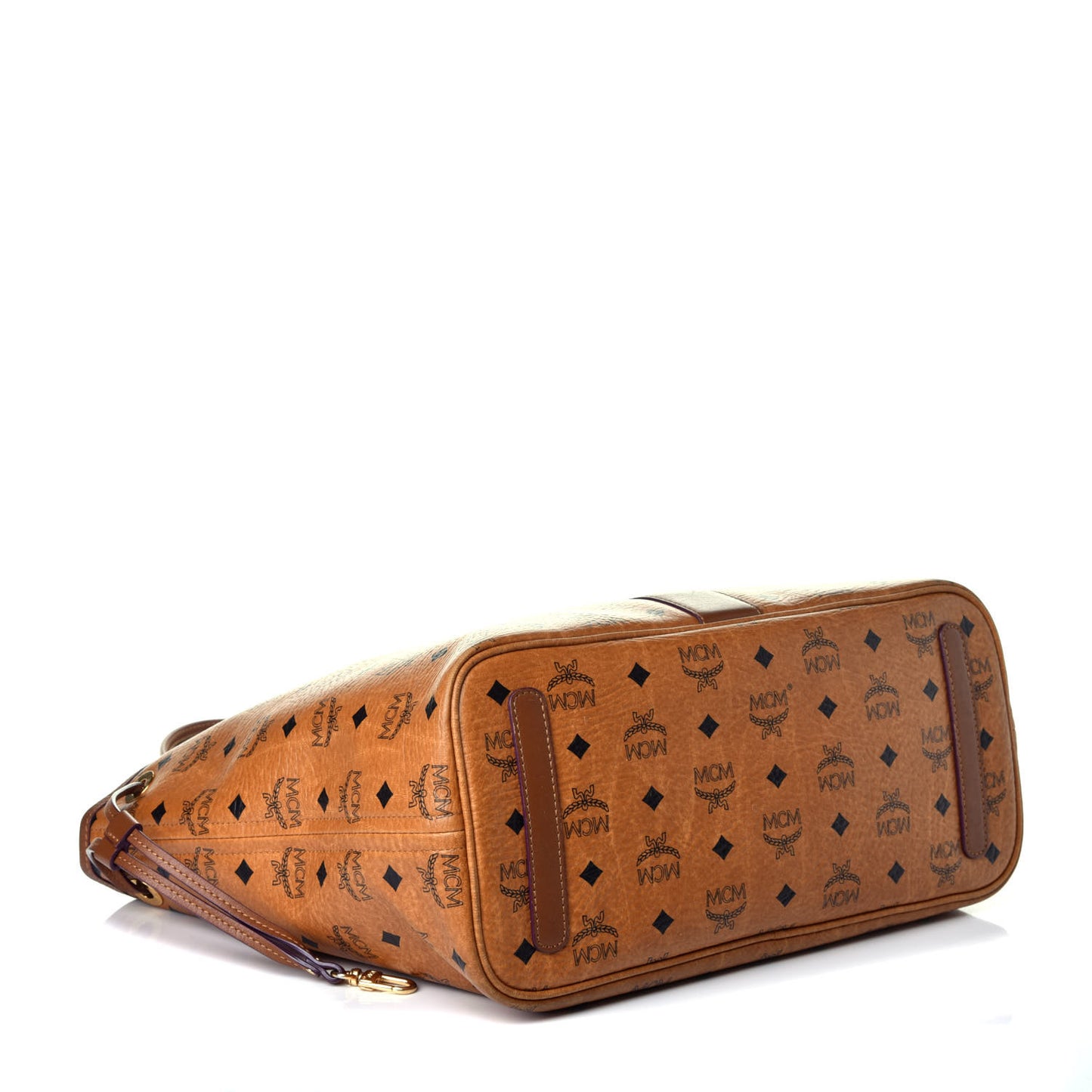 Visetos Medium Liz Reversible Shopper Tote Cognac
