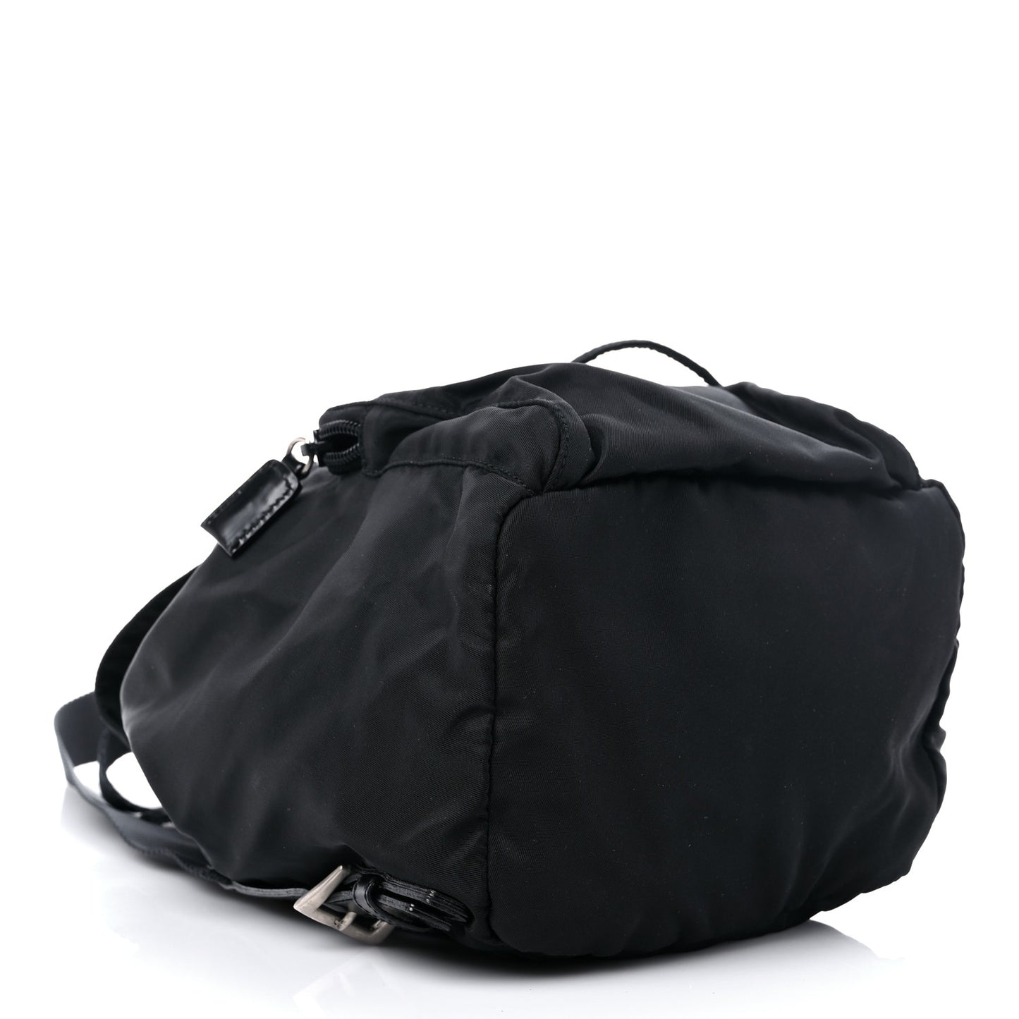 Nylon Vela Mini Cinch Backpack Black