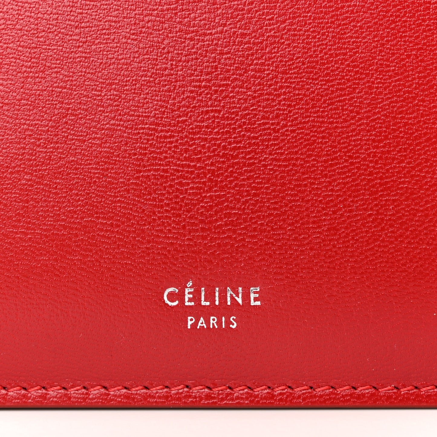 Patina Box Calfskin Medium Clasp Bag Pop Red