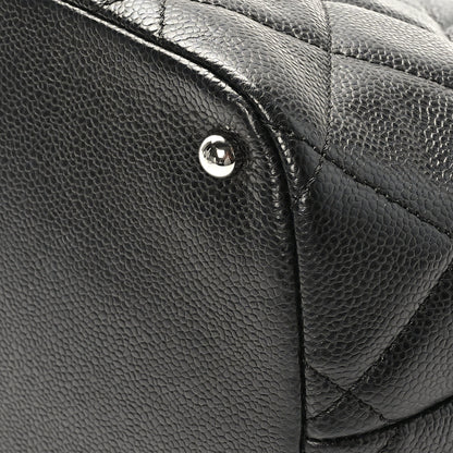 Chanel Caviar Quilted CC Timeless Soft Tote Black 9 of 11