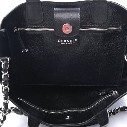 Chanel Caviar Stitched Medium Lady Coco Shopping Tote Black 4 of 6