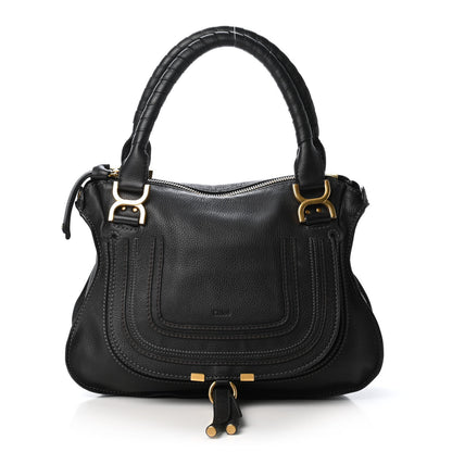 Chloe Calfskin Medium Marcie Satchel Black 1 of 5