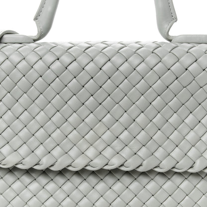 Bottega Veneta Nappa Intrecciato Patti Top Handle Bag Agate Grey 10 of 13