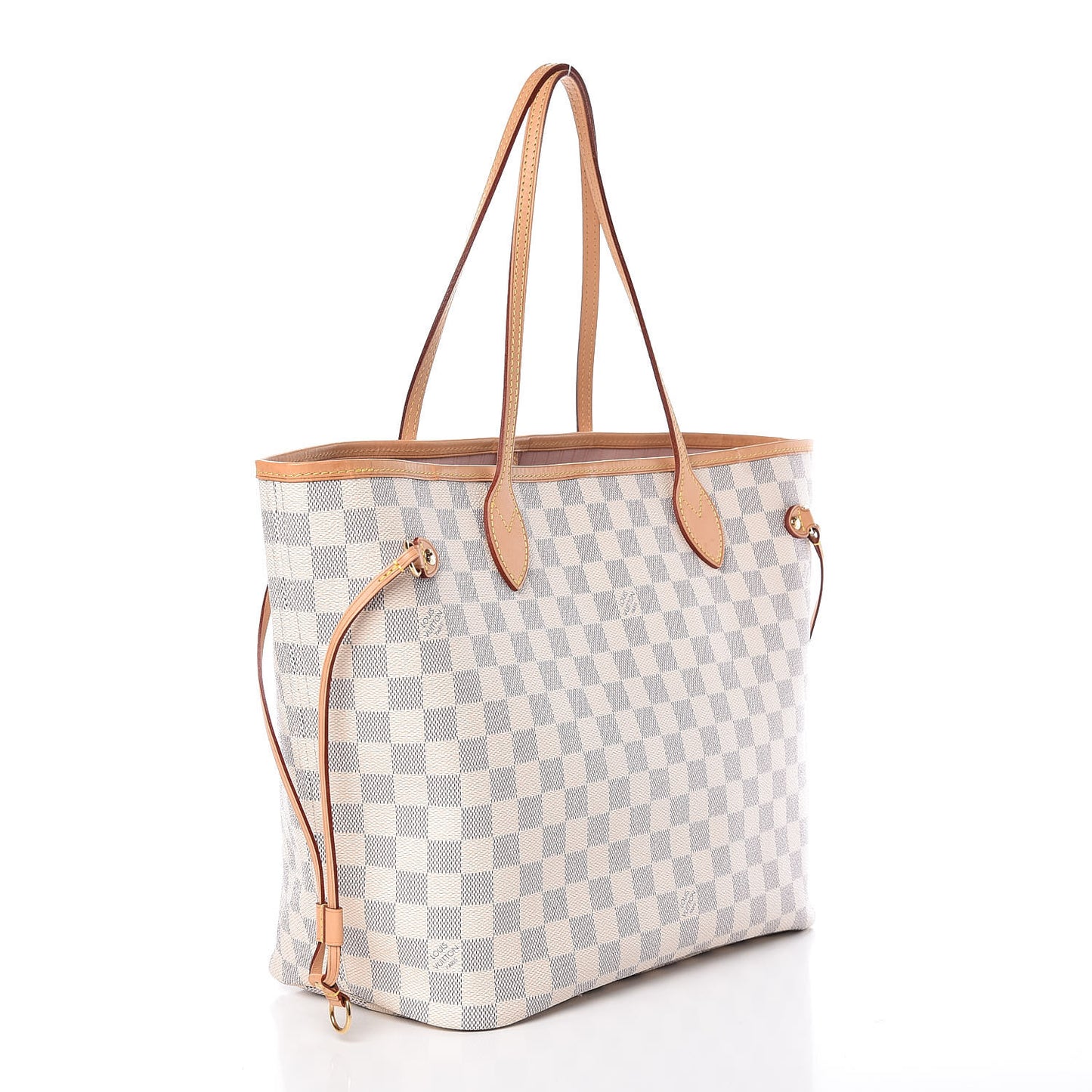 Damier Azur Neo Neverfull MM Rose Ballerine