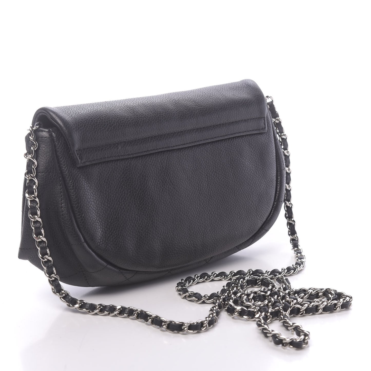 Caviar Half Moon Wallet On Chain WOC Black