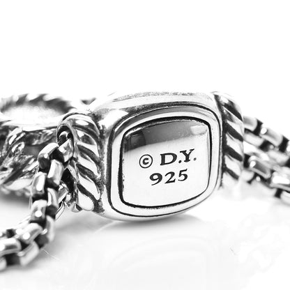 David Yurman Sterling Silver Diamond 9mm Chatelaine Petite Pave Bracelet 4 of 4