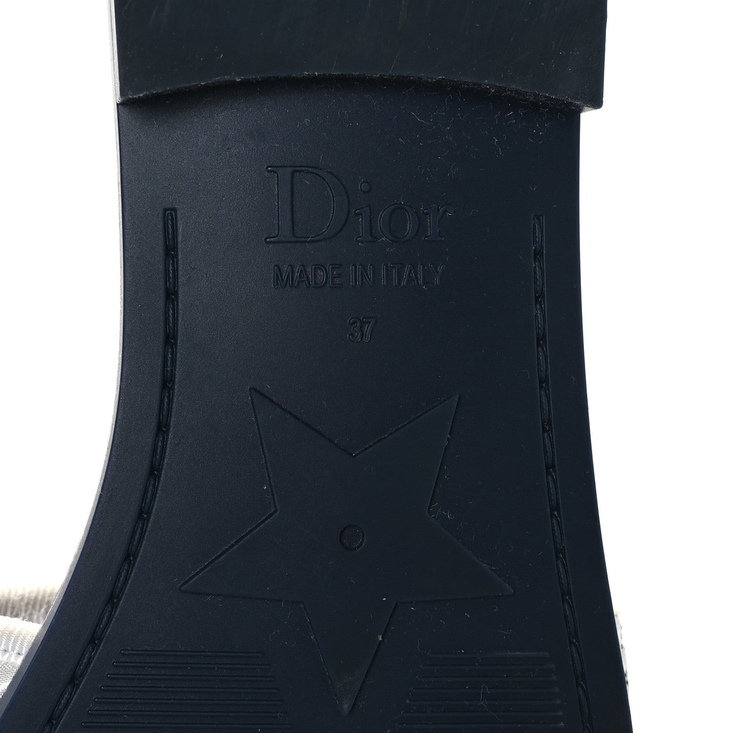 Christian Dior Canvas Fabric Dio(r)evolution Slide Sandals 37 Deep Blue 7 of 7
