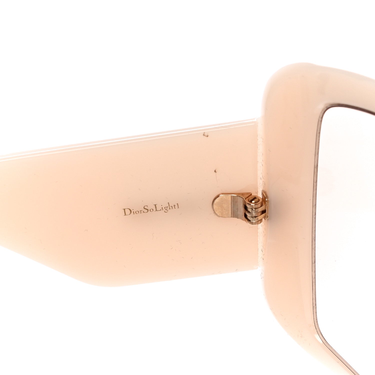 Christian Dior Acetate DiorSo Light 1 Shield Sunglasses Ivory 5 of 9