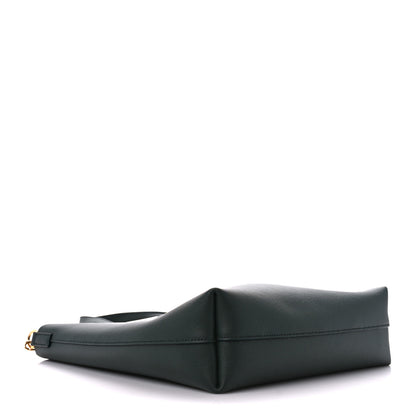 Saint Laurent Calfskin Toy Shopping Tote Dark Green 4 of 10