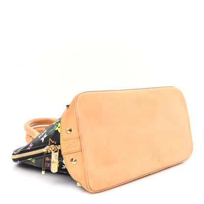 Louis Vuitton Monogram Multicolor Alma PM Black 4 of 9
