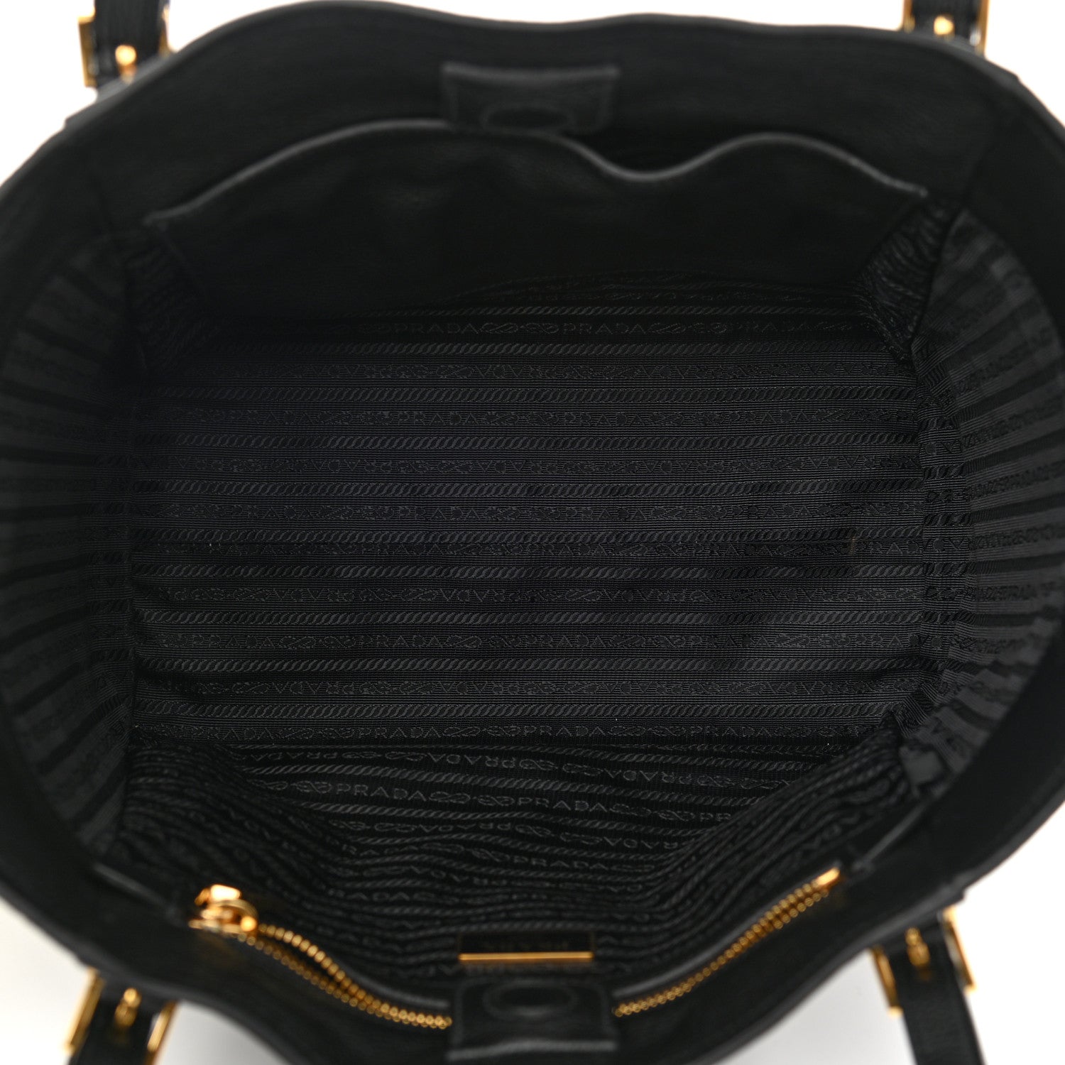 Prada Vitello Daino Tote Black 5 of 13