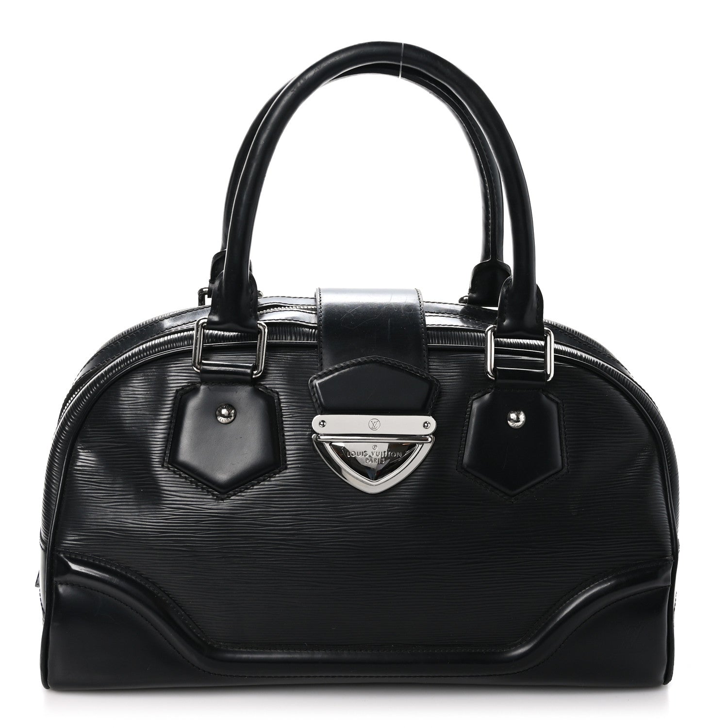 Louis Vuitton Epi Bowling Montaigne GM Black 1 of 12