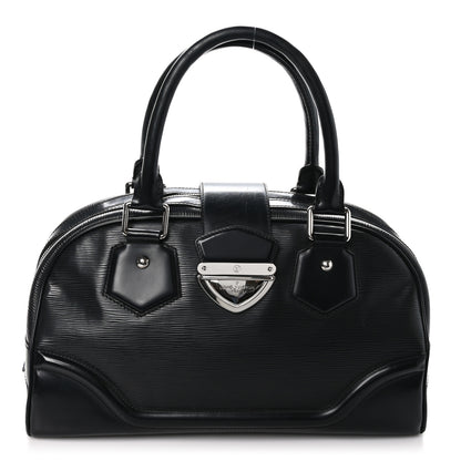Louis Vuitton Epi Bowling Montaigne GM Black 1 of 12