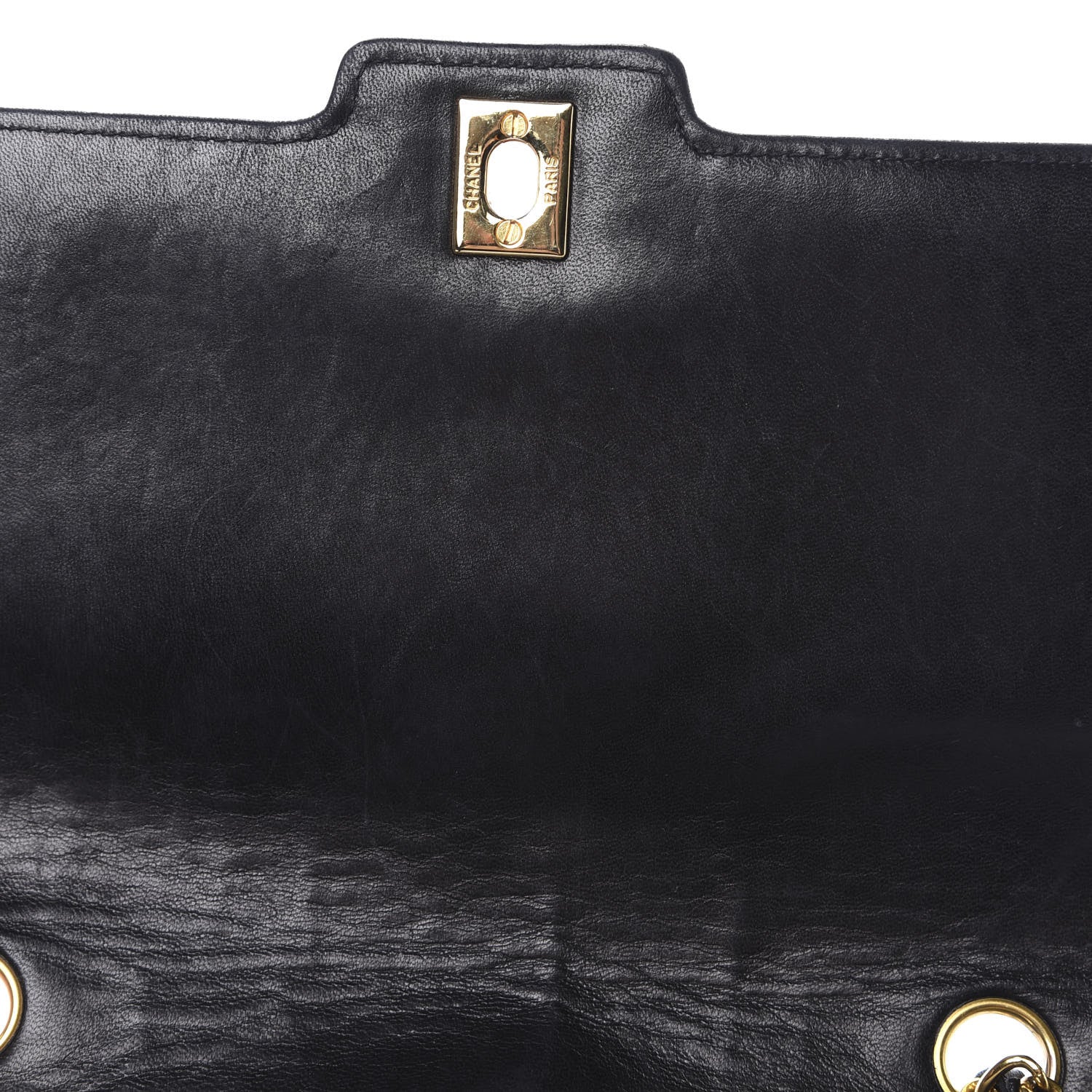 Chanel Lambskin Quilted Medium Single Flap Black 17 of 19