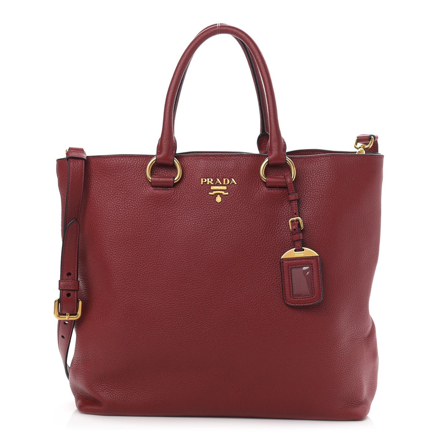 Vitello Phenix Tote Rubino