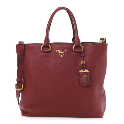 Prada Vitello Phenix Tote Rubino 1 of 10