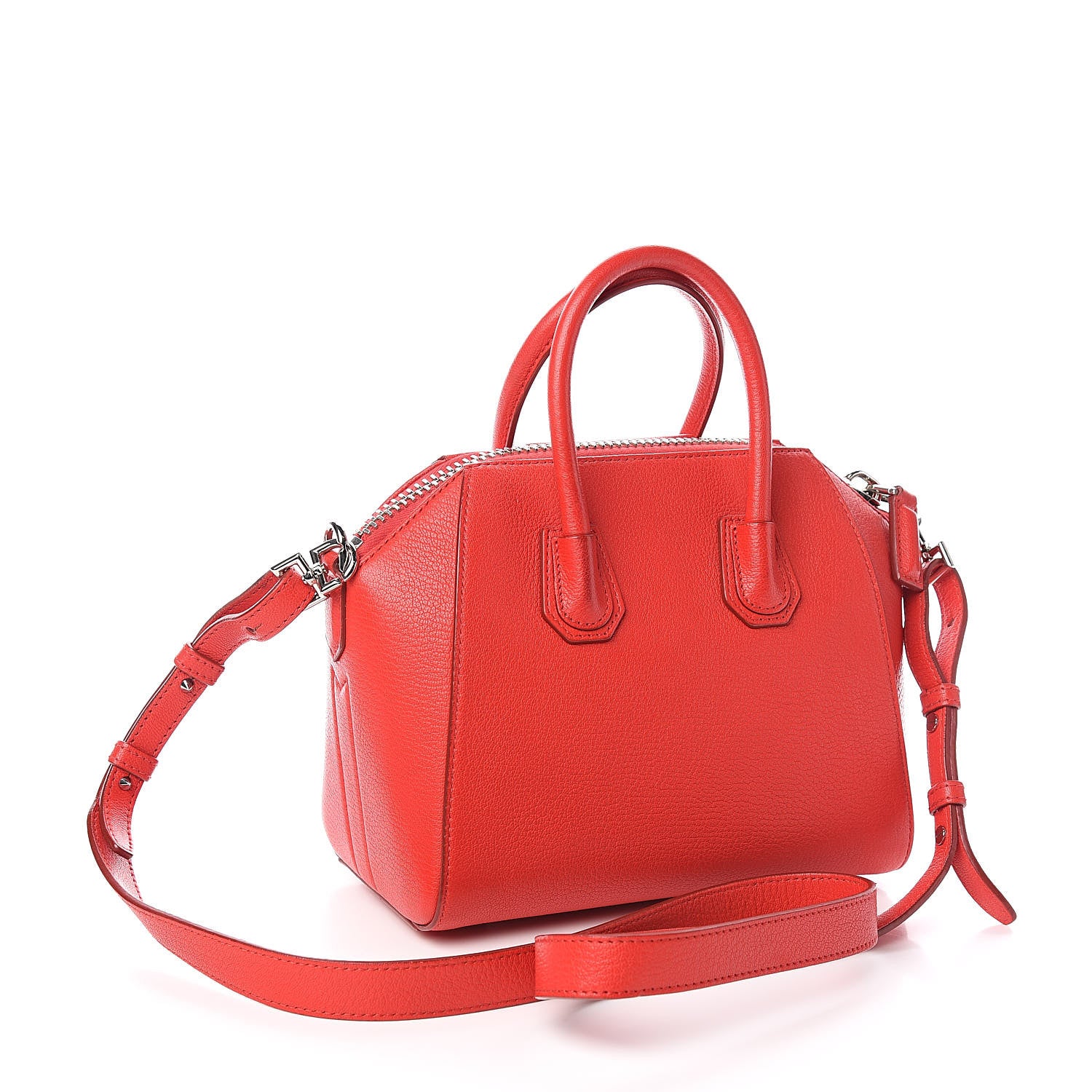 Givenchy Sugar Goatskin Mini Antigona Medium Red 3 of 12