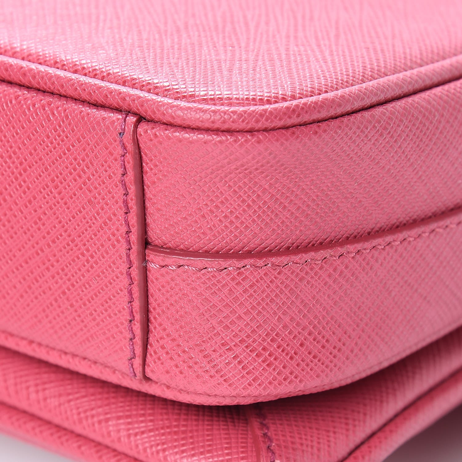 Prada Saffiano Lux Crossbody Peonia 11 of 12