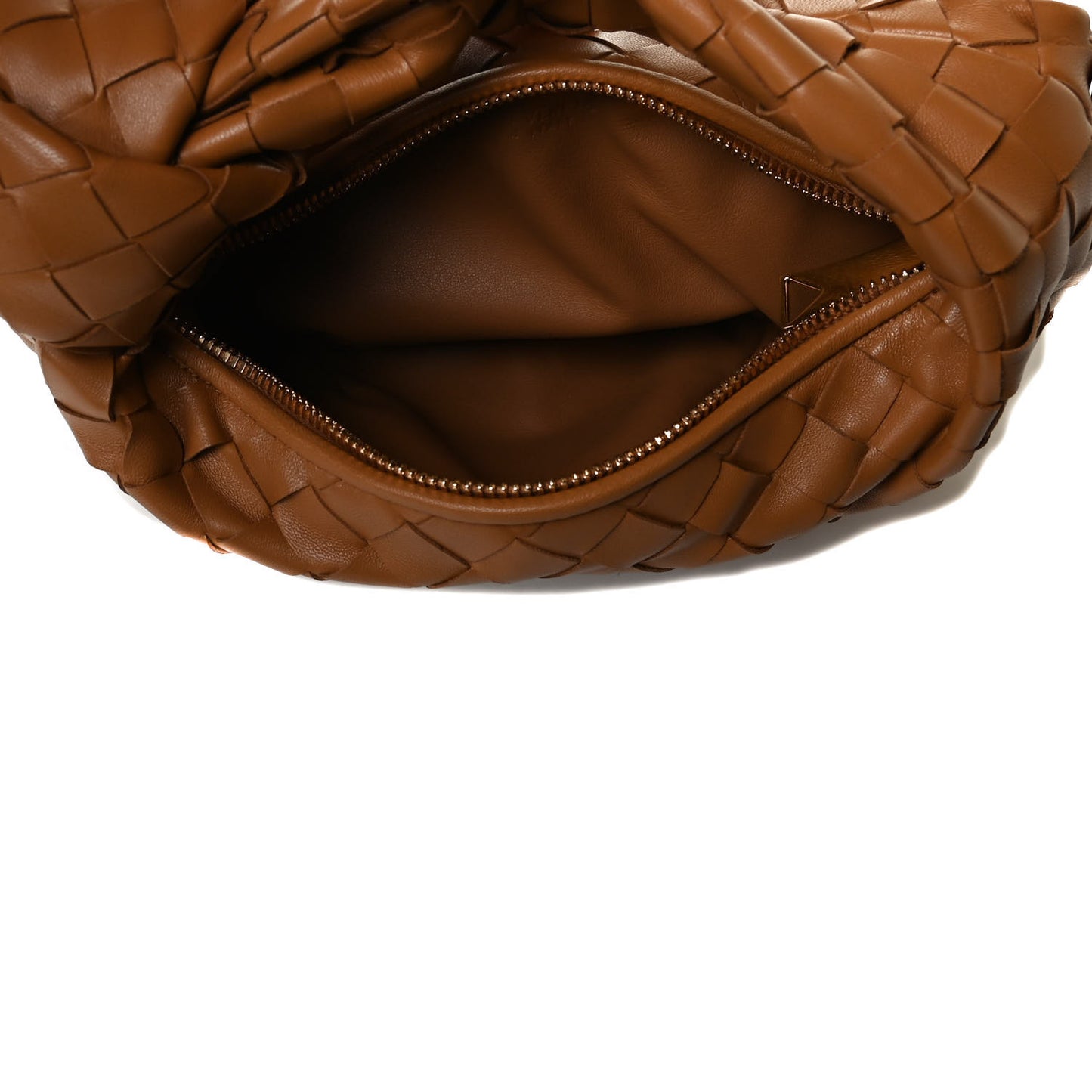 Nappa Intrecciato Mini Jodie Caramel