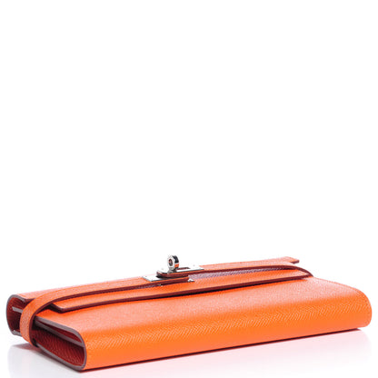 Hermes Epsom Kelly Longue Wallet Orange 5 of 18