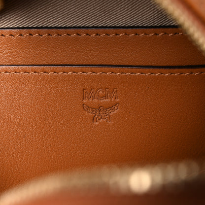 MCM Visetos X-Mini Stark Berlin Backpack Cognac 6 of 10