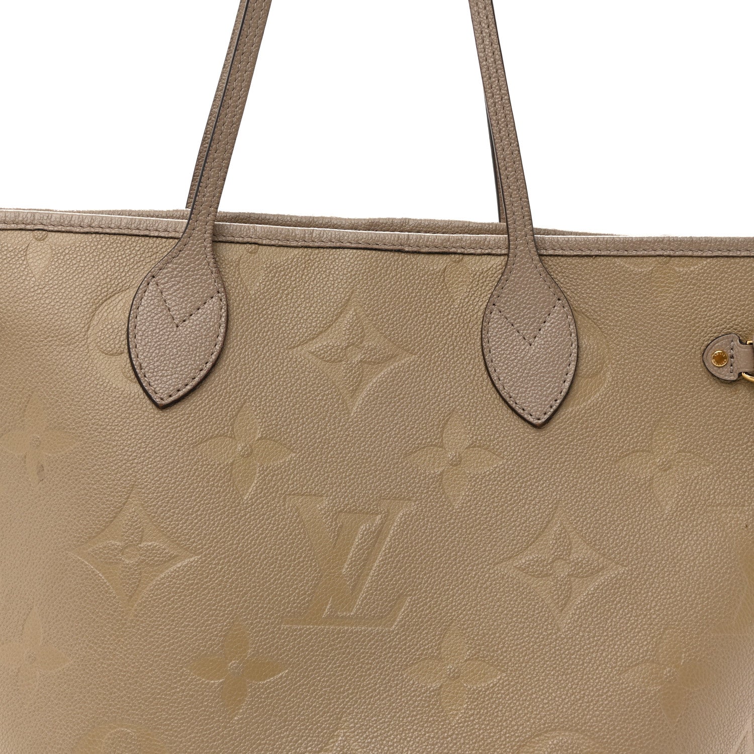 Louis Vuitton Empreinte Monogram Giant Neverfull MM Tourterelle 10 of 14