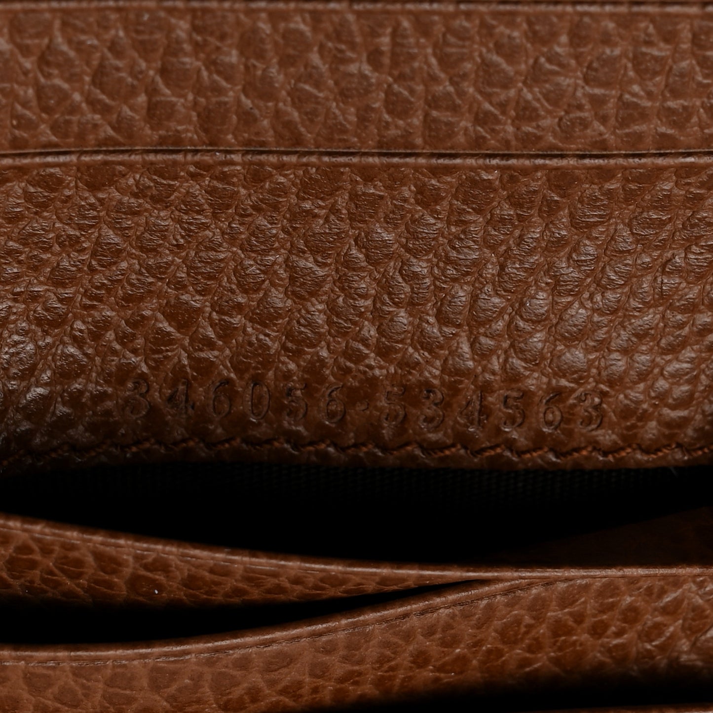 Monogram Dollar Calfskin Zip Around French Wallet Beige Ebony Tabacco