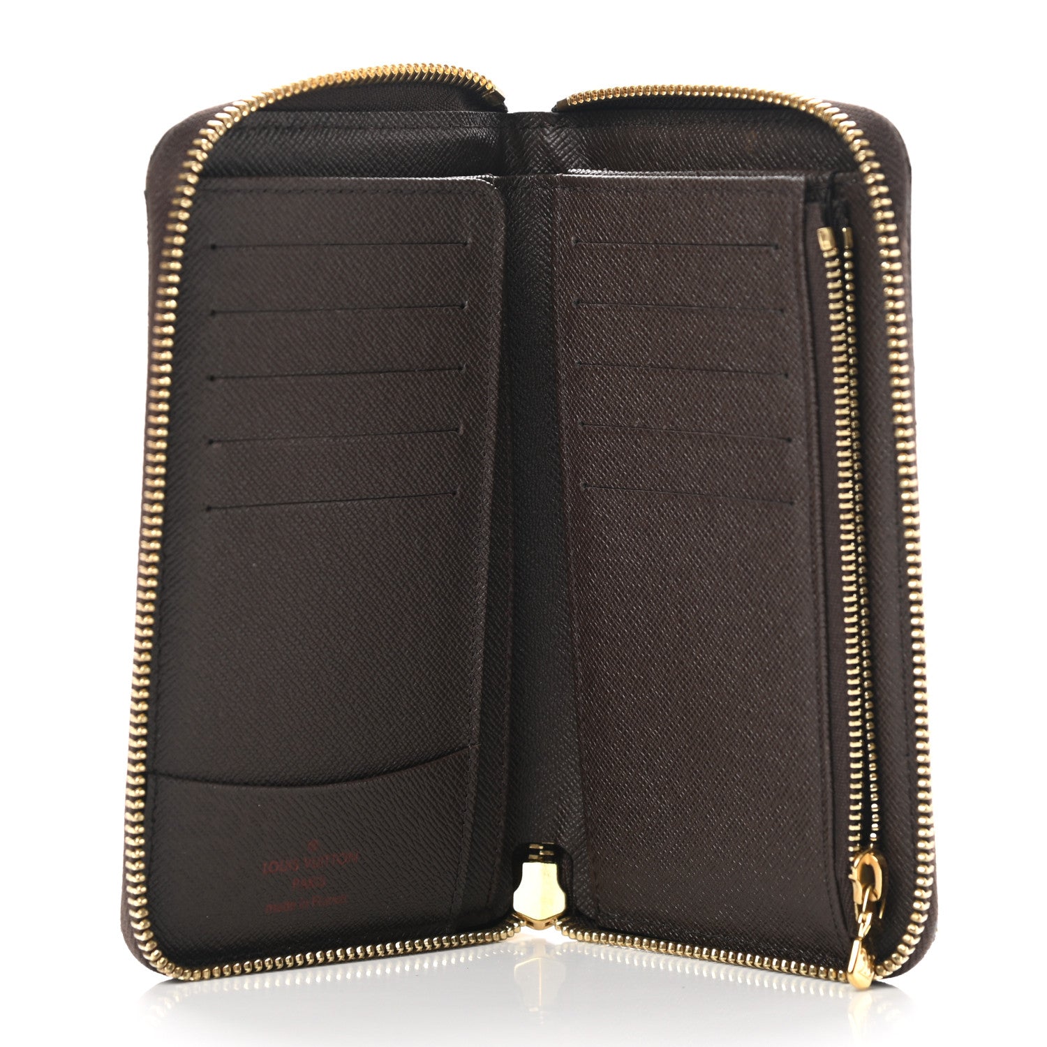 Louis Vuitton Damier Ebene Zippy Compact Wallet 5 of 13