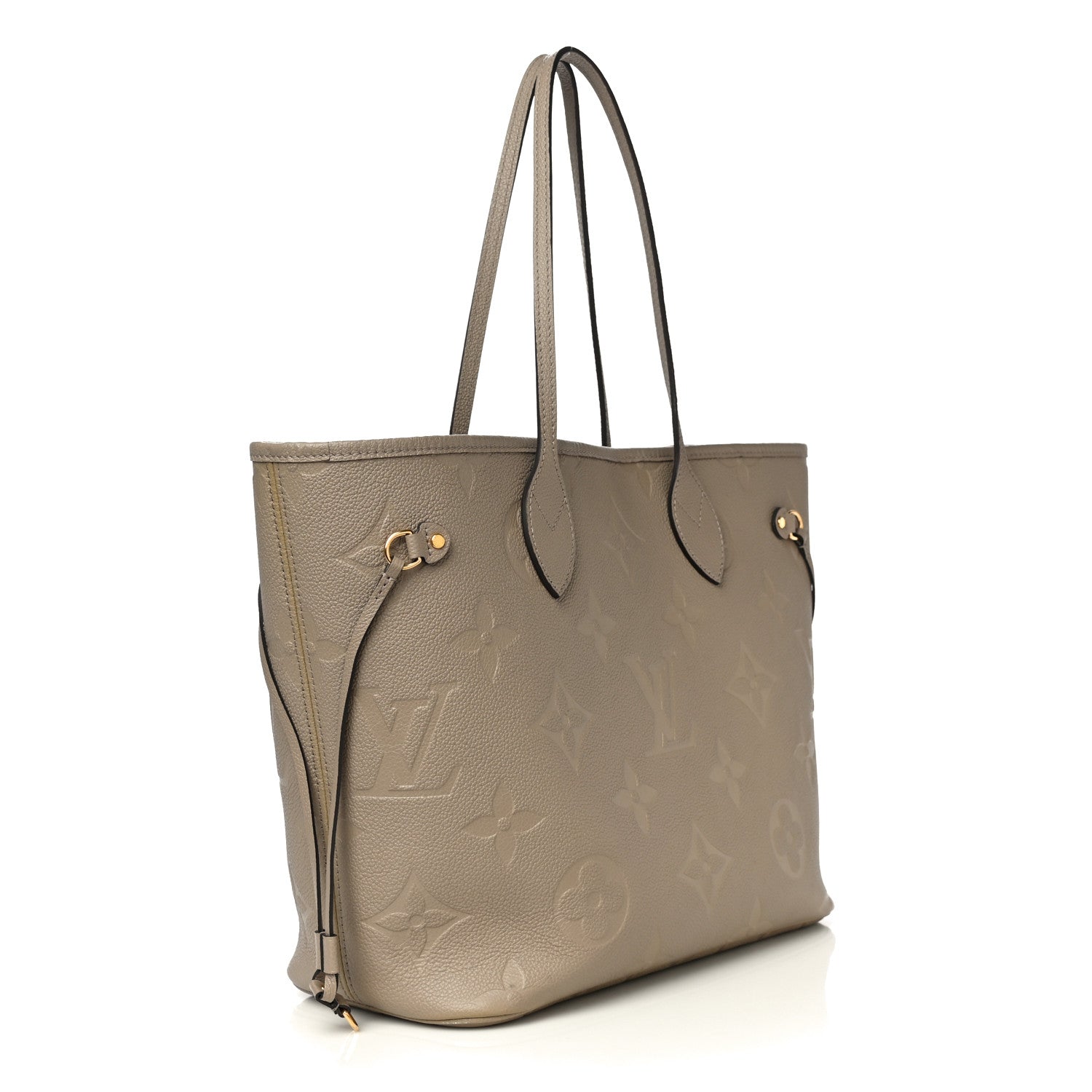 Louis Vuitton Empreinte Monogram Giant Neverfull MM Tourterelle 3 of 9