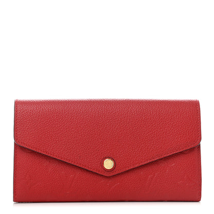 Louis Vuitton Empreinte Sarah Wallet NM Cherry 1 of 7