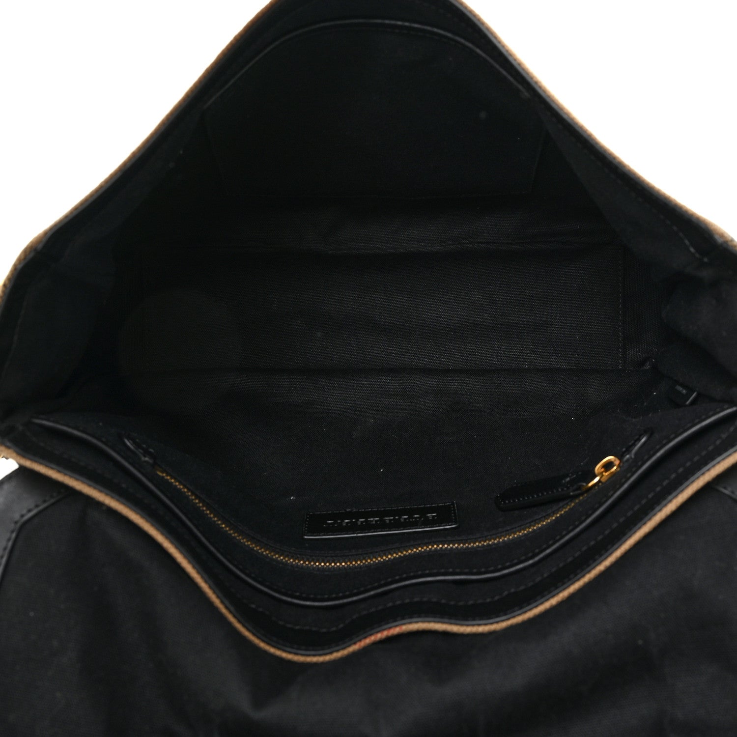 Burberry Canvas Mega Check Large Baildon Messenger Bag Black 14 of 21