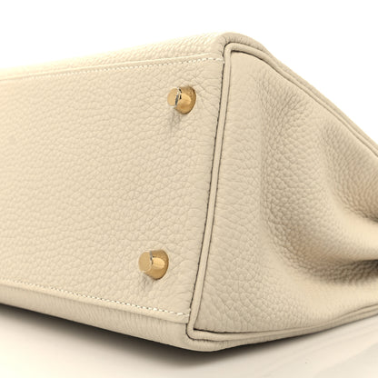 Hermes Togo Kelly Retourne 28 Craie 10 of 11