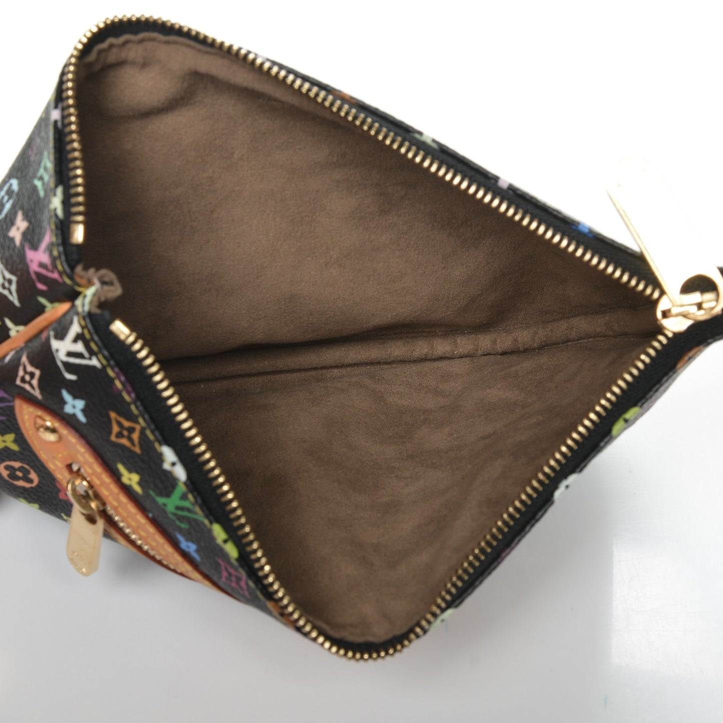 Monogram Multicolor Pochette Plate GM Black