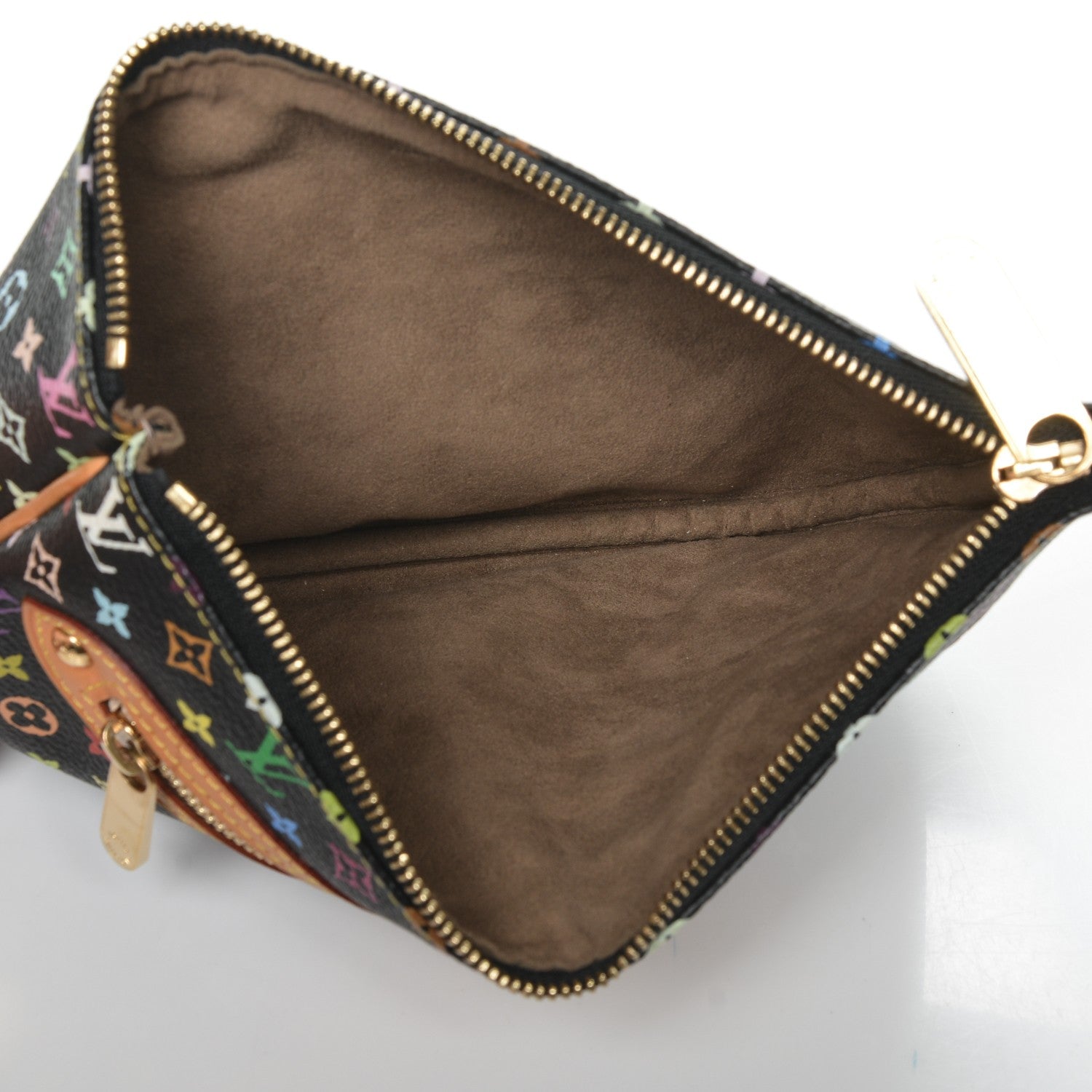 Louis Vuitton Monogram Multicolor Pochette Plate GM Black 5 of 6