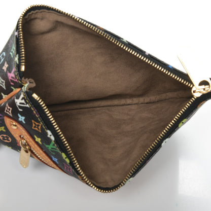 Louis Vuitton Monogram Multicolor Pochette Plate GM Black 5 of 6