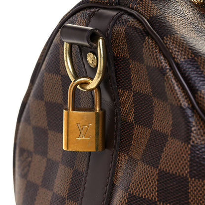 Louis Vuitton Damier Ebene Keepall Bandouliere 55 17 of 18