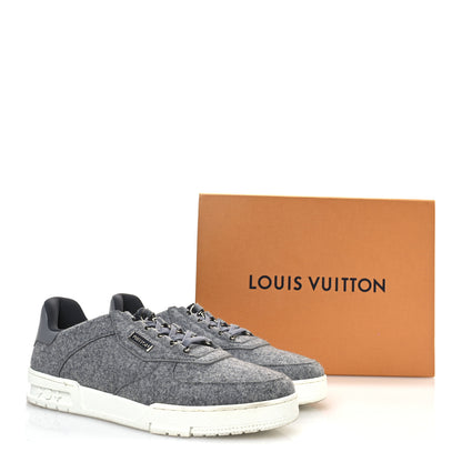 Louis Vuitton Wool Mens LV Trainer Sneakers 10 Grey 9 of 9
