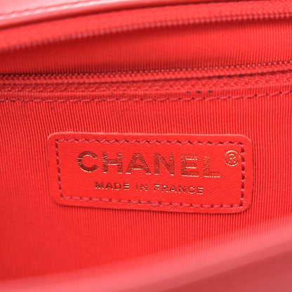 Chanel Lambskin Quilted New Medium Boy Flap Red 6 of 12