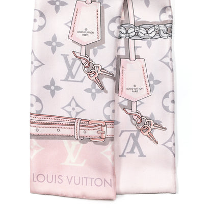 Louis Vuitton Silk Monogram Confidential Bandeau Light Pink 2 of 3