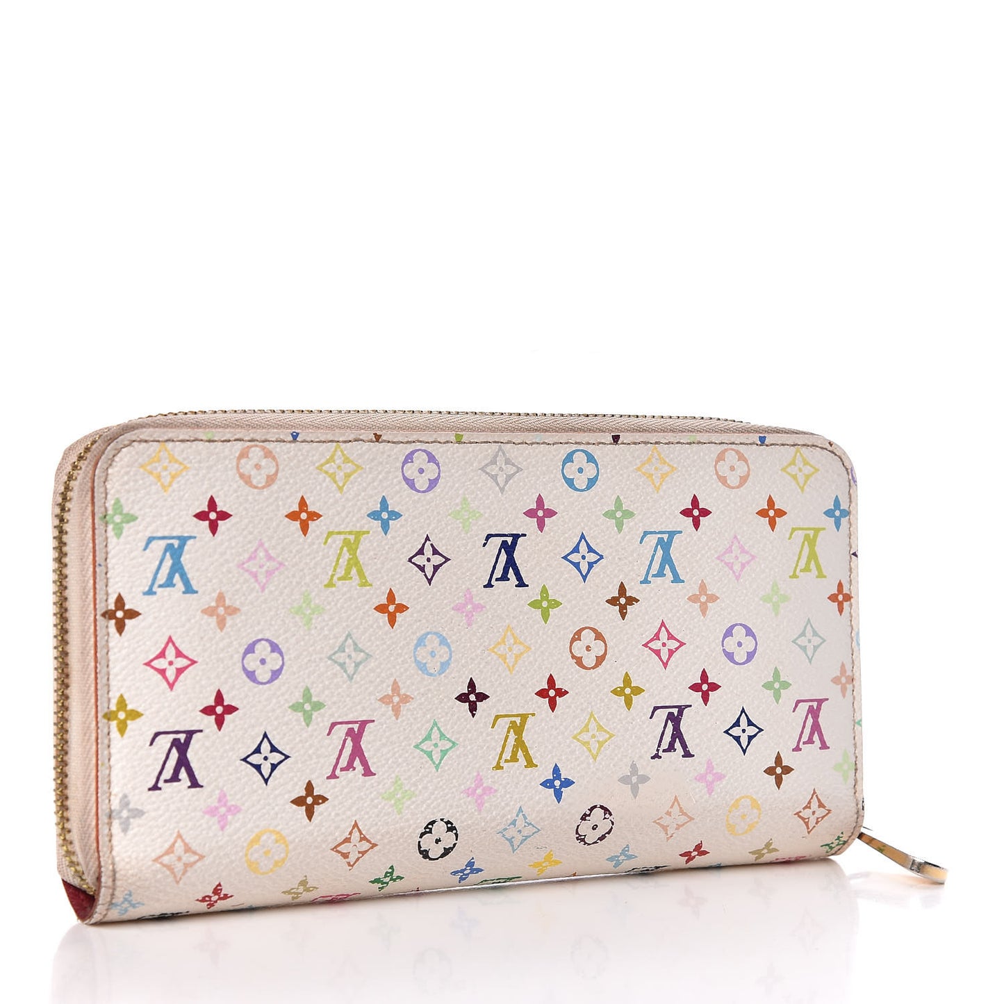Monogram Multicolor Zippy Wallet White Eglantine