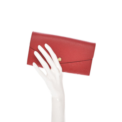 Louis Vuitton Empreinte Sarah Wallet NM Cherry 2 of 8