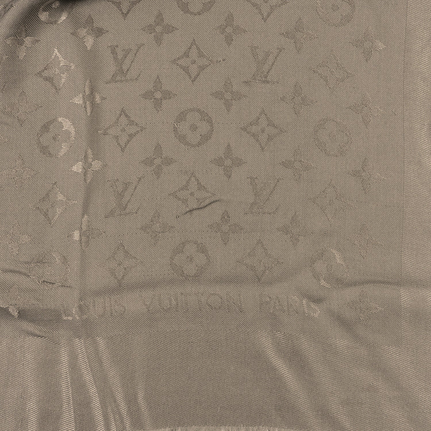 Louis Vuitton Silk Wool Monogram Shawl Verone 3 of 5
